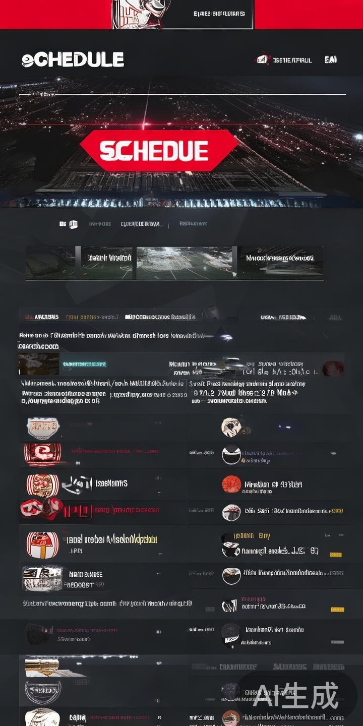 通过官网的赛程版块，粉丝可以轻松获取即将到来的比赛